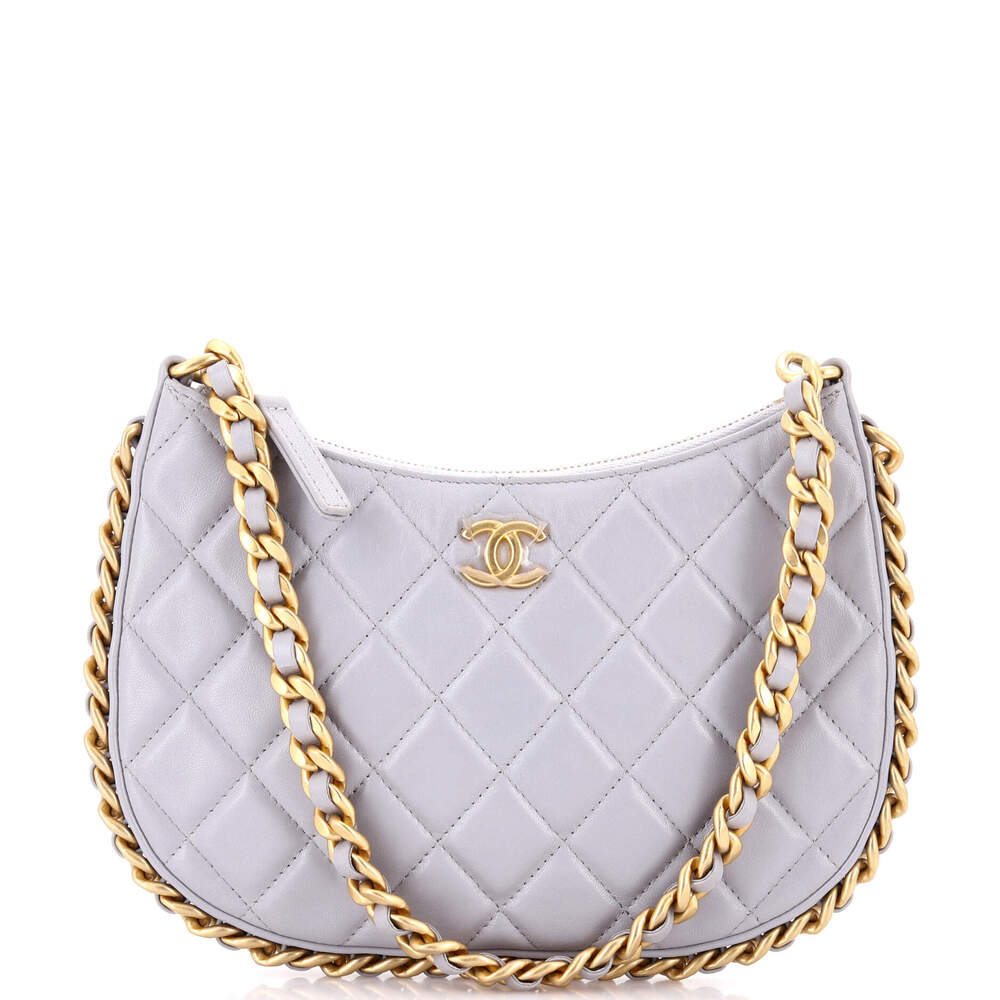 Chanel Cc Chain Around Hobo Quilted #244505C49B - Picture 1 of 6